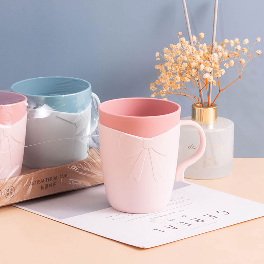 領結抗菌口杯/對杯(48