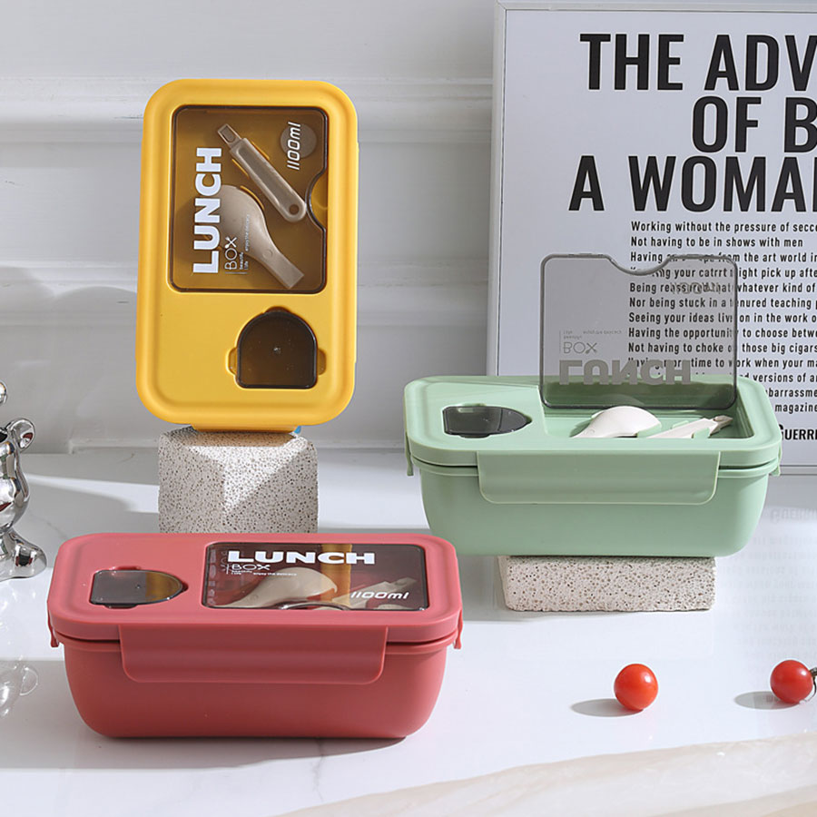 長方形醬料盒兩格飯盒